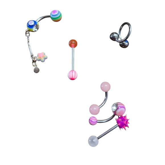 20 Belly Rings Assorted - Picture 5 of 8